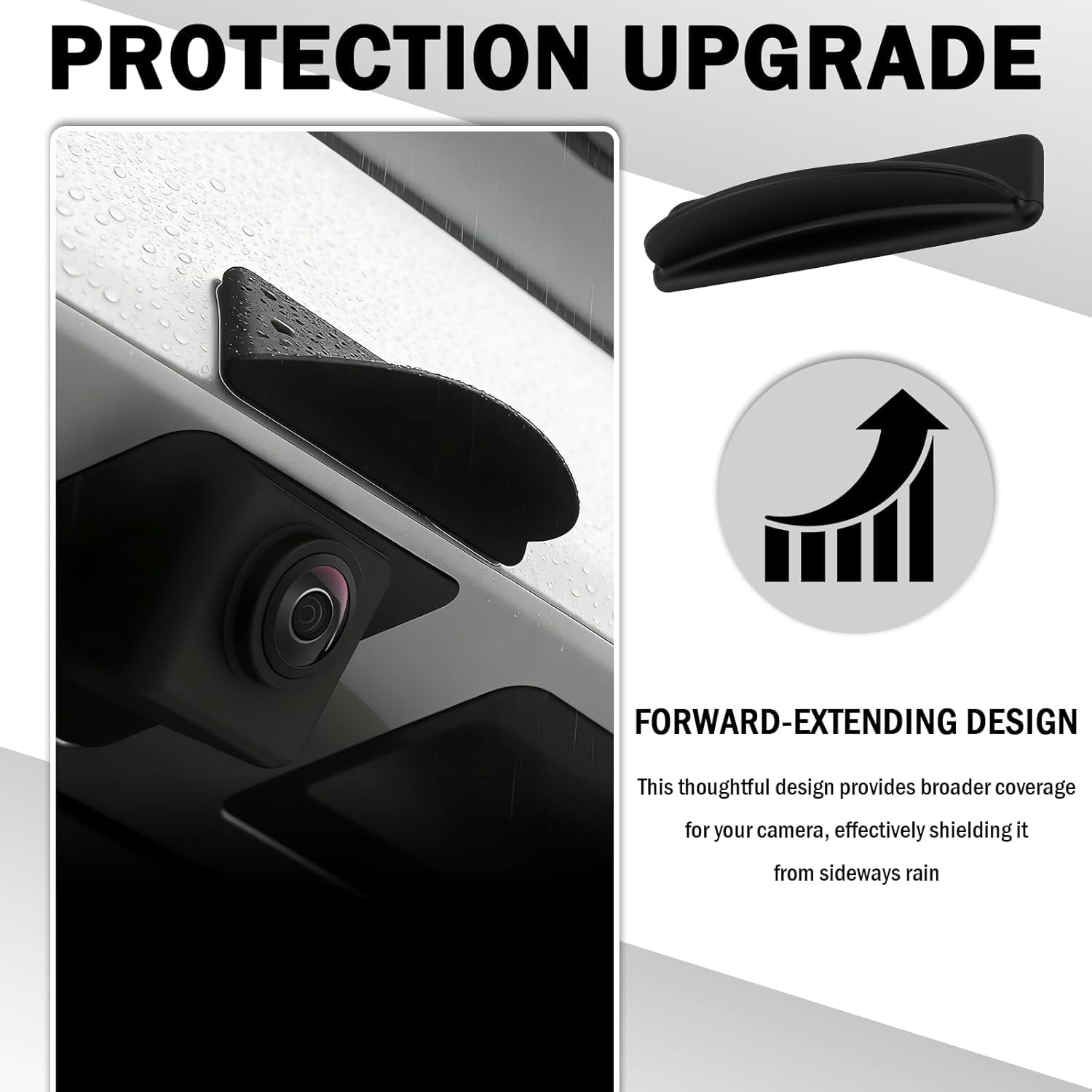 Visière de Protection caméra de recul pour Peugeot Rifter BJ AB 2018, étanche Anti-Pluie pour Objectif de caméra arrière de Voiture Durable