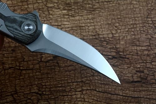 Miniatura 2 de TWO SUN EDC Hunting N690 - Cuchillo de bolsillo abierto rápido TS426 con mango de titanio TC4