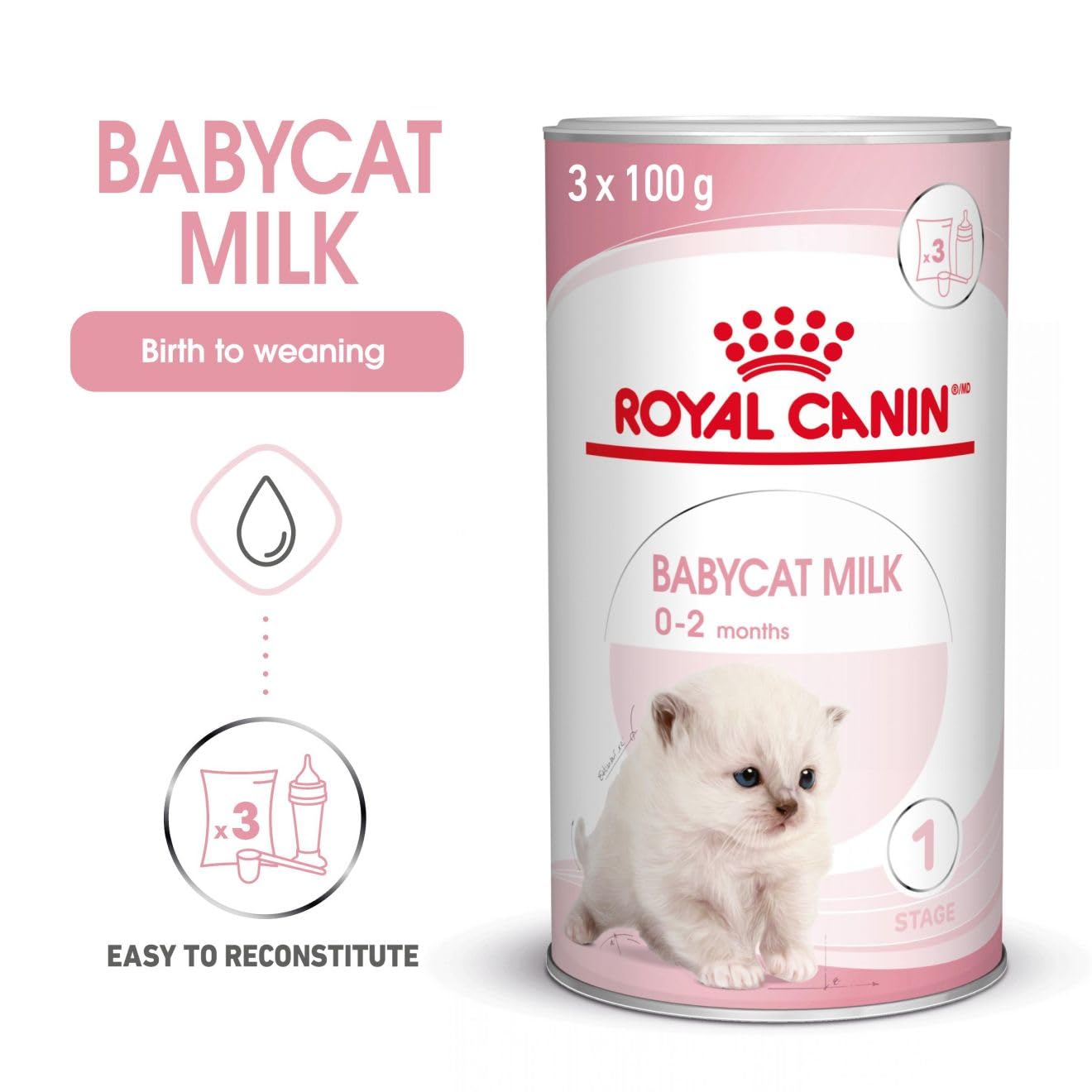 ロイヤルカナン子猫ミルク1缶CANIN 300g ✖️3袋5缶セット ロイヤル