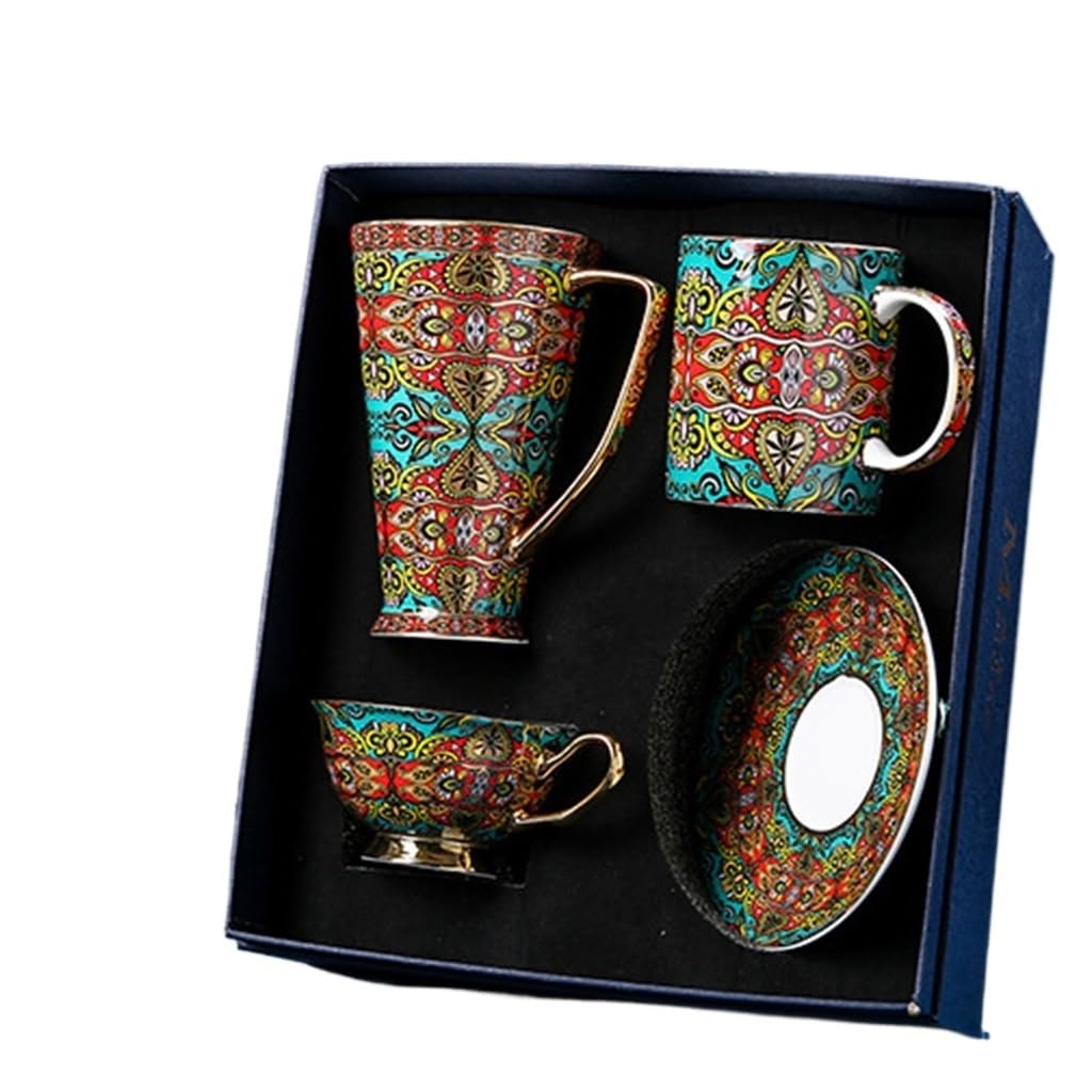 Filiżanka do kawy europejska porcelana kostna kubek filiżanka popołudniowa herbata zestaw