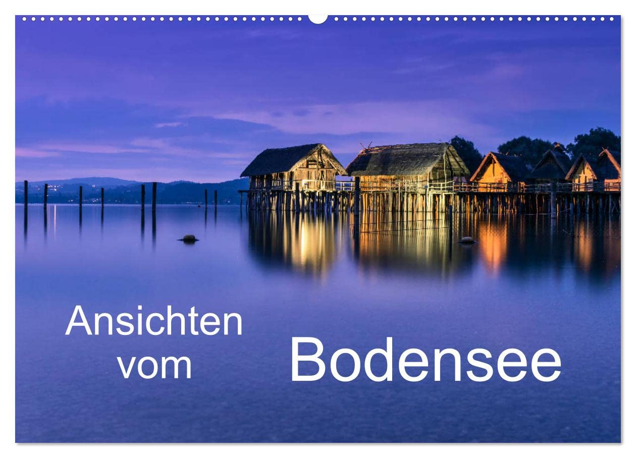 Ansichten vom Bodensee (Wandkalender 2026 DIN A2 quer), CALVENDO Monatskalender: Ansichten vom wunderschönen Bodensee (CALVENDO Orte)