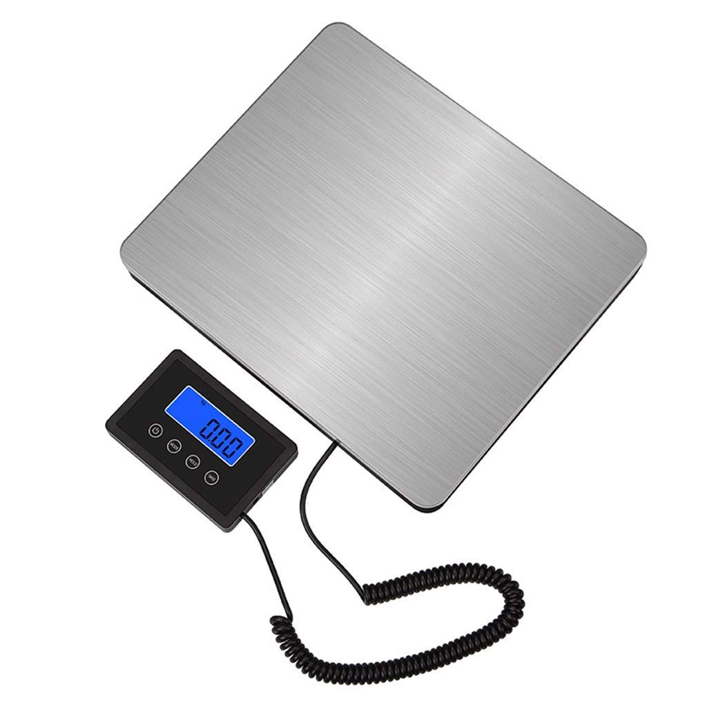 Báscula electrónica de alta precisión, plata digital, 180 kg/50 g, pesaje postal profesional, plataforma de acero inoxidable, básculas de frutas para tiendas comerciales, pesaje de cocina, báscula pa