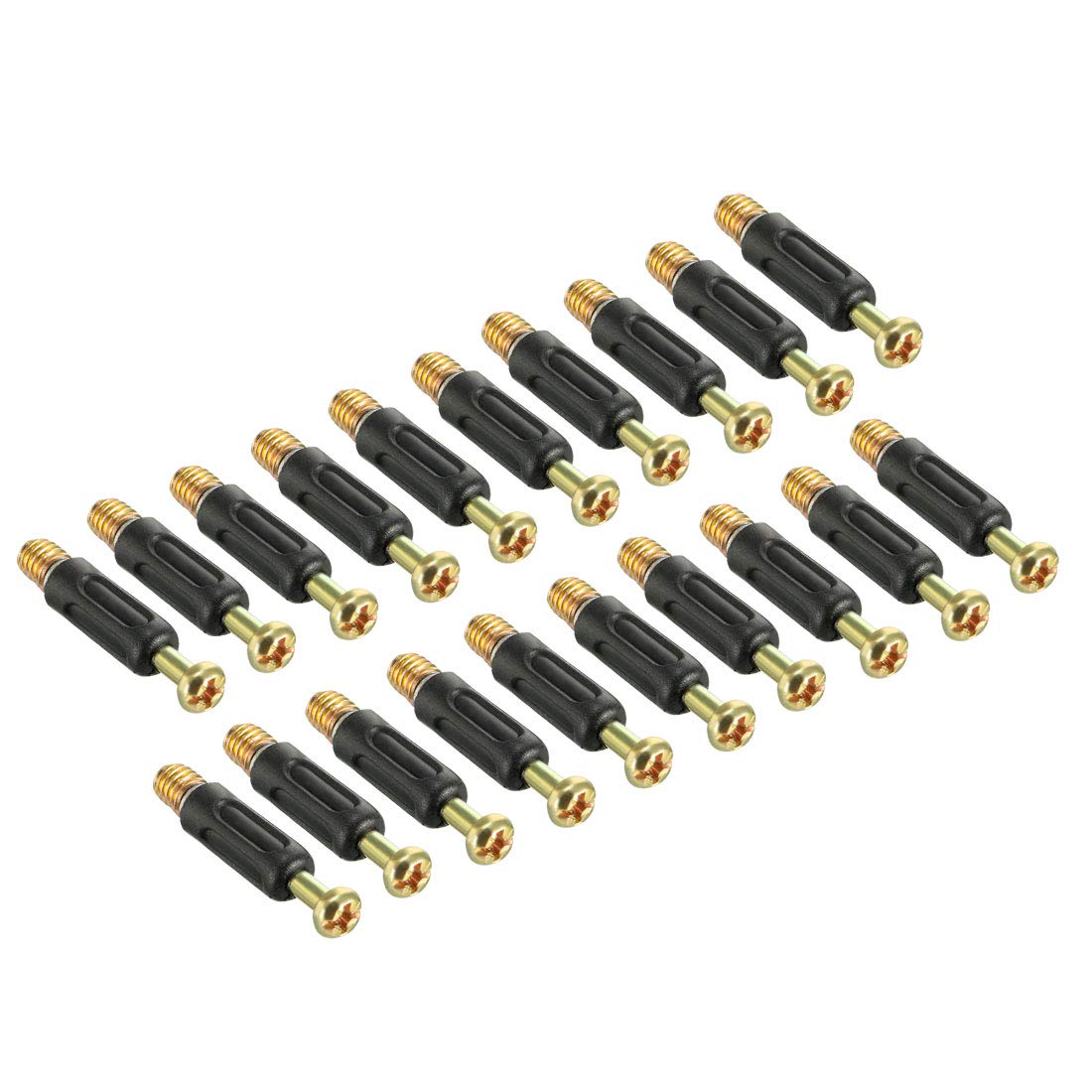 sourcing map Furniture Connecting Fittings 6mm Thread Dia 35mm Length ...