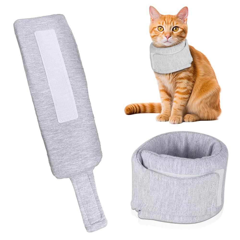 Fiotha Collar Isabelino Perro, Conos de Recuperación para Mascotas, Collar isabelino Gatos, Collarin Perros para No Rascarse, para Mascotas RecuperacióN de CirugíA O Heridas, Gris, XS