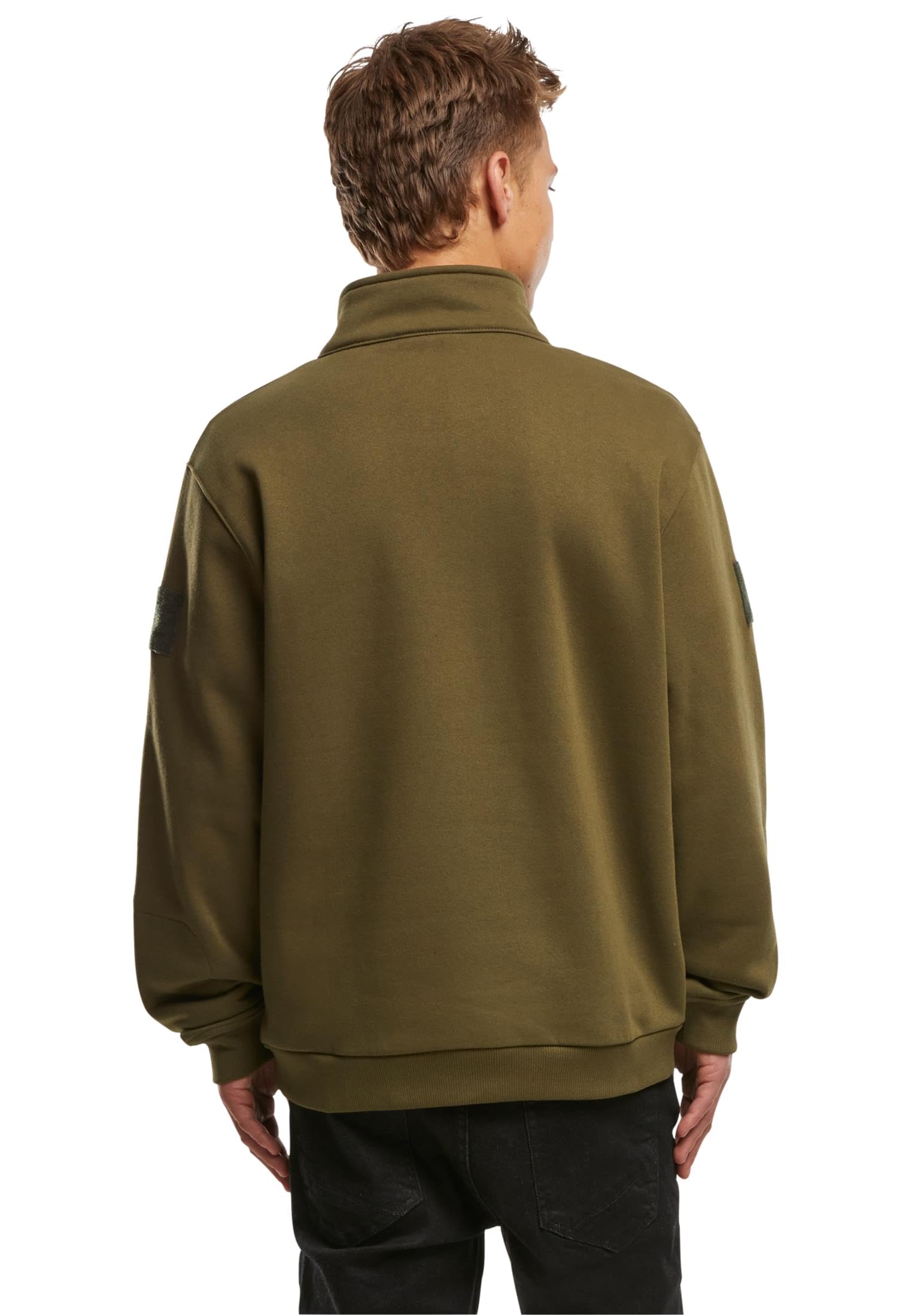 Brandit Męska bluza z kapturem Tactical Sweat Troyer, oliwkowy, 4XL
