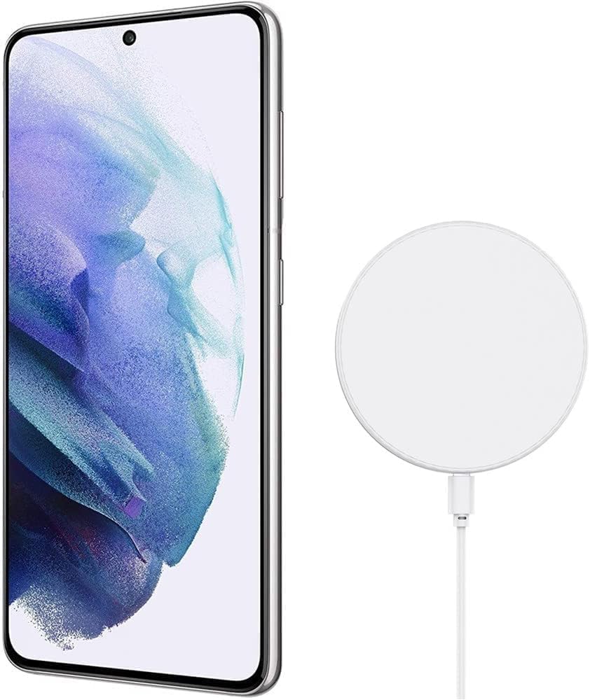 SAMSUNG Galaxy S21+ Plus 5G (128GB, 8GB) 6.7" AMOLED 2X, Snapdragon 888, Global 5G Volte (GSM + CDMA) Factory Unlocked (AT&T, Verizon, T-Mobile, Metro) G996U (Wireless Charger Bundle, Phantom Violet)