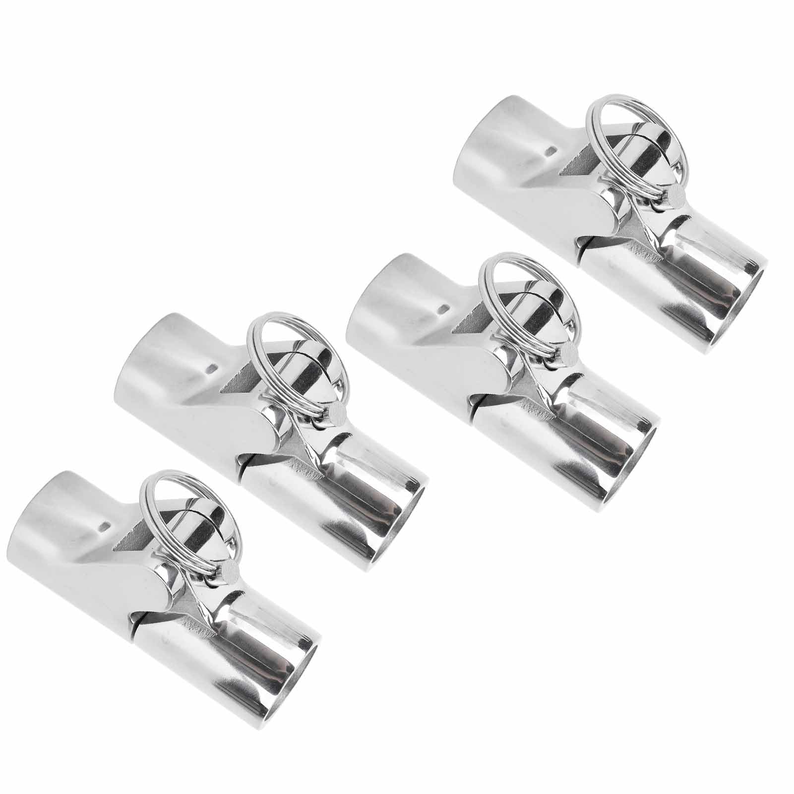 Tbest Connettore per tubi per barche Pieghevole Tubo Girevole Hardware Acciaio Inox 316 22mm Marine Yacht Accessori per FRP Gonfiabile Business
