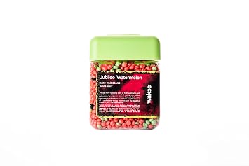 wakse Watermelon Jubilee Hard Wax Beans, For Face and Body Hair Removal, 12.8oz, Watermelon Scented