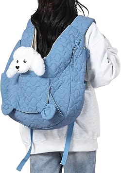 Pet Backpack Carrier Ventilated Breathable Pockets Small Medium Puppy