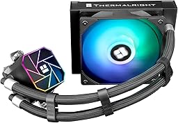 Thermalright TR AQUA ELITE 120 V3 Aio CPU Cooler 120 Series Liquid Cooling ARGB-PWM,for Intel LGA115X/1200/2011/1700/1851,AMD: AM4/AM5,Aio PC Cooling