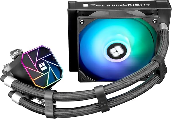 Thermalright TR AQUA ELITE 120 V3 Aio CPU Cooler 120 Series Liquid Cooling ARGB-PWM,for Intel LGA115X/1200/2011/1700/1851,AMD: AM4/AM5,Aio PC Cooling