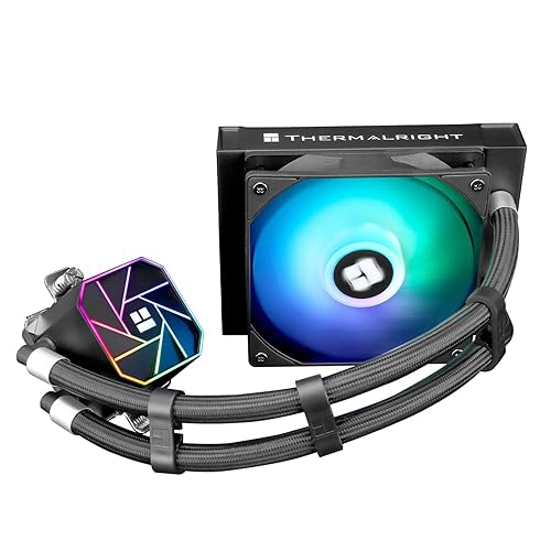 Thermalright Aqua Elite 120 V3 AIO Enfriador de CPU, Refrigeración Líquida de 120mm, Ventiladores ARGB PWM, Intel LGA1150-1200/AMD AM4-AM5