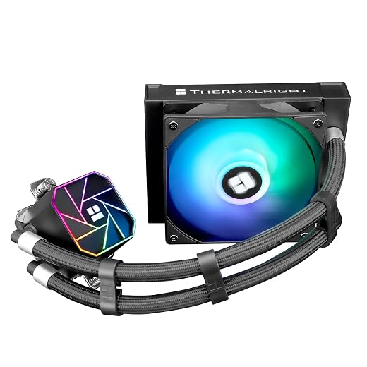 Thermalright Aqua Elite 120 V3 AIO CPU Cooler, 120mm Liquid Cooling, ARGB PWM Fans, Intel LGA1150-1200/AMD AM4-AM5
