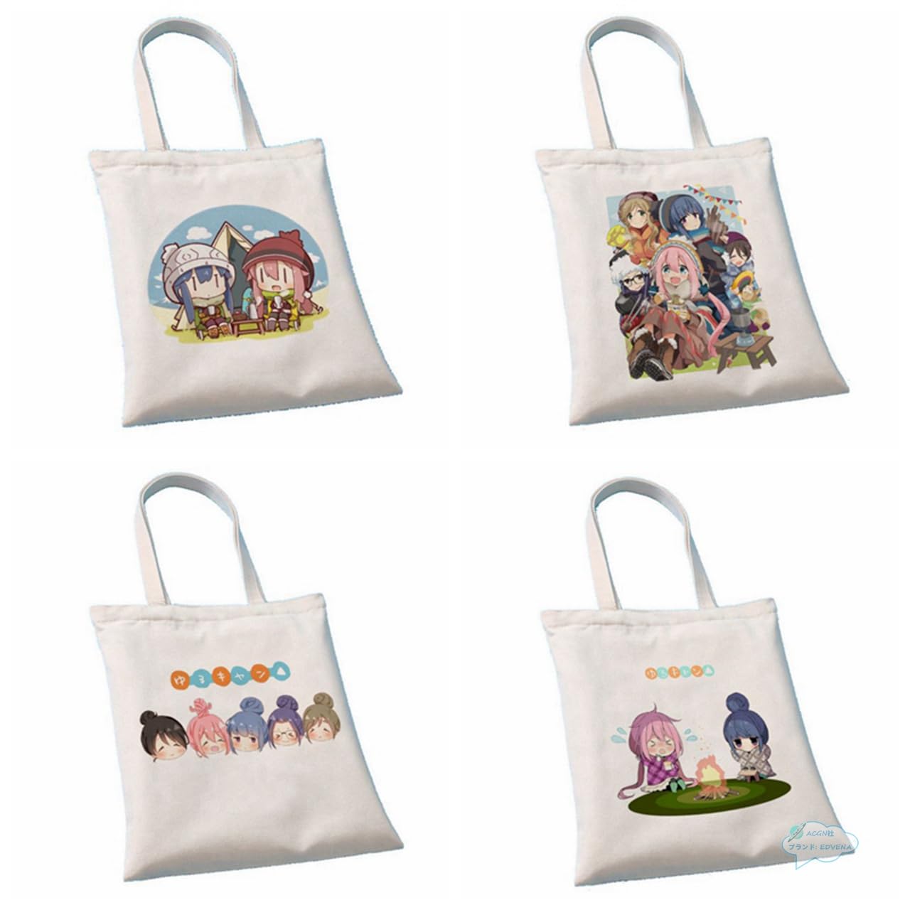 Amazon.co.jp: ゆるキャン△ トートバッグ 手提げ袋 各務原