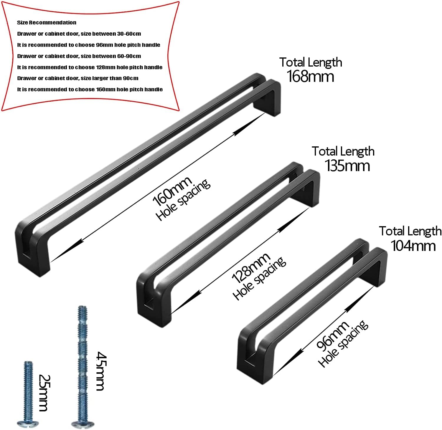 YNDD Cupboard Handles 160 mm - Image 3