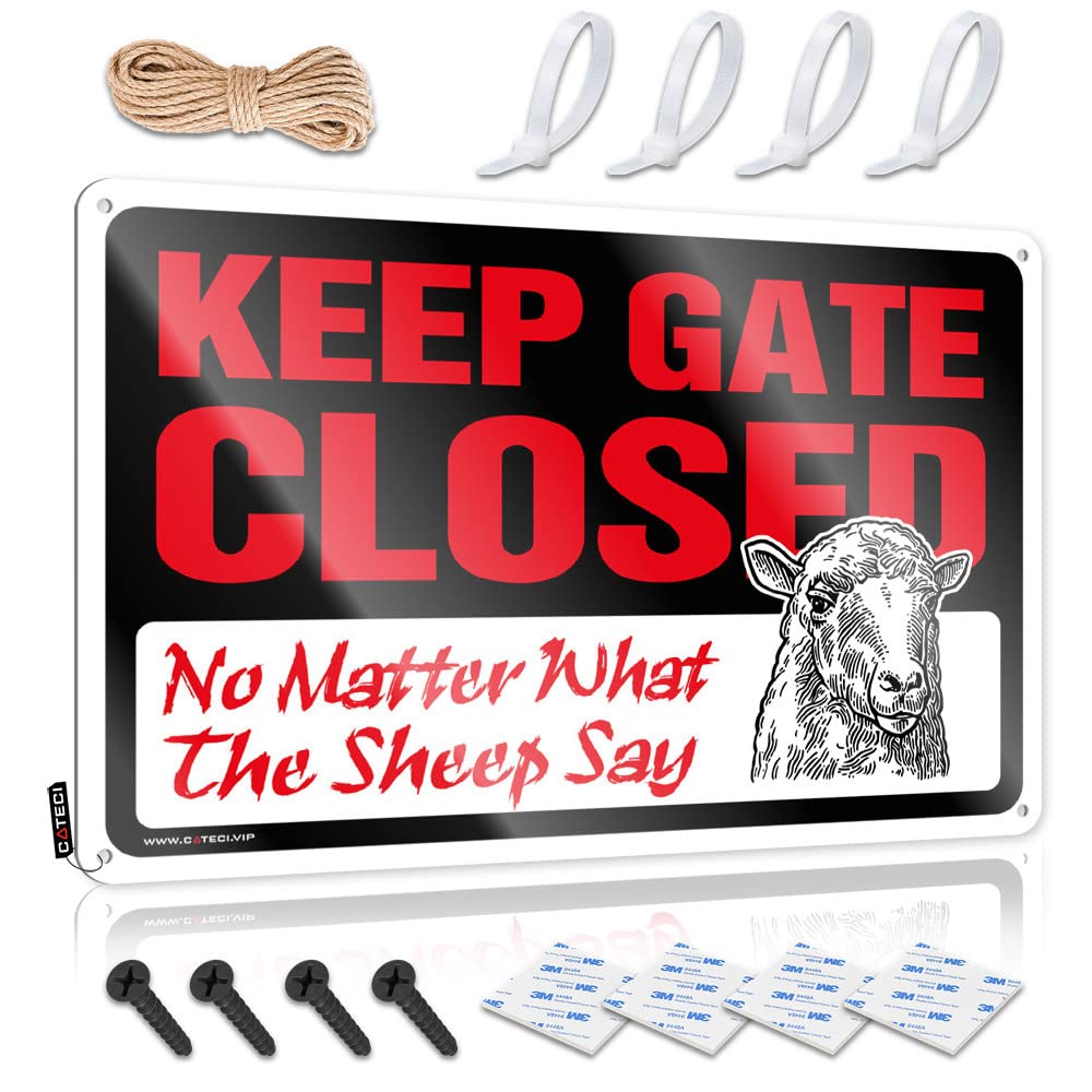 Artwork Decor Wedding Gift | Keep Gate Closed No Matter What The Sheep Say Happy Math Decoration(30X40CM)