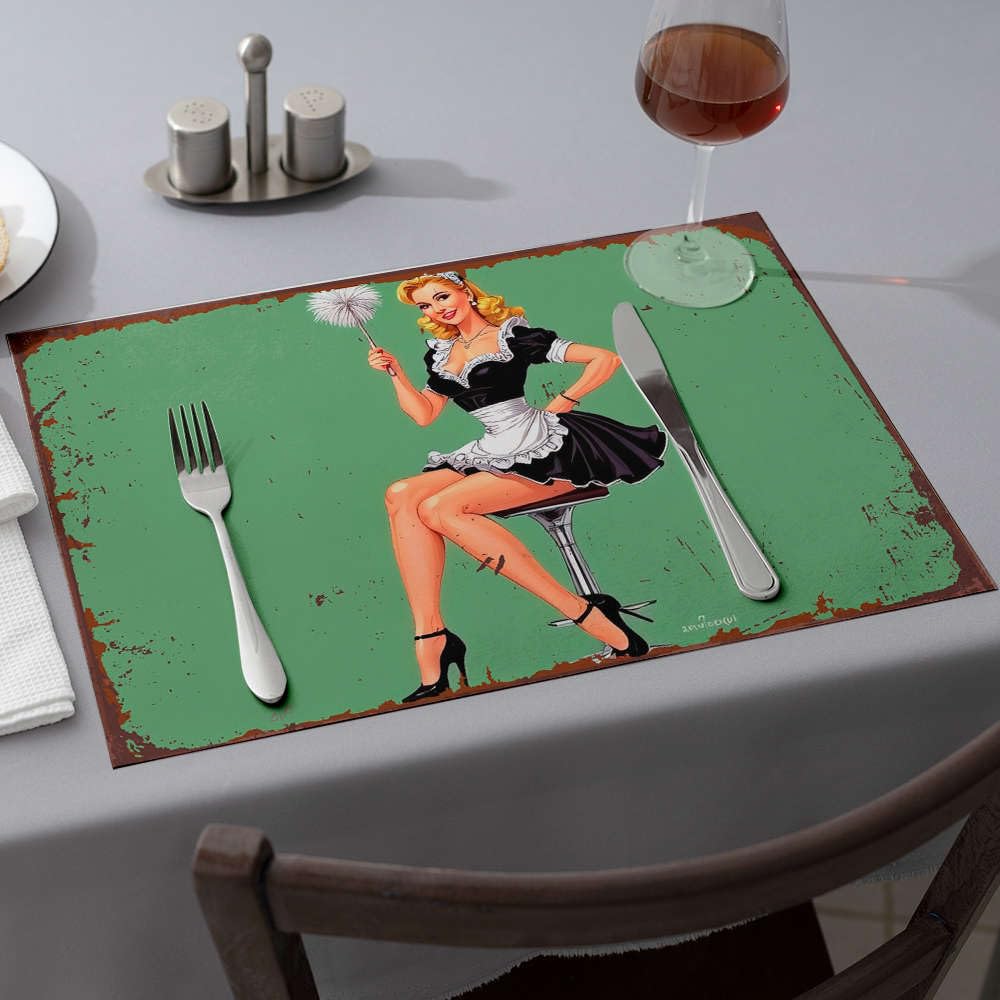 Lot de 6 sets de table en silicone lavables : protégez votre comptoir avec style