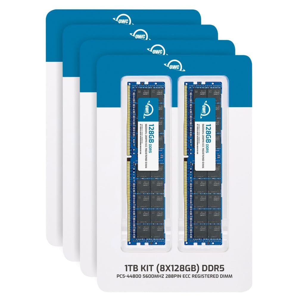 OWC 1TB (8x128GB) DDR5 5600 PC5-44800 CL46 4Rx4 288-pin 1.1V ECC