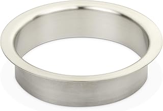 SOTECH Wastebasket to be recessed in the countertop washbasin or worktop finely brushed stainless steel Ø 180 mm height 41.5 mm