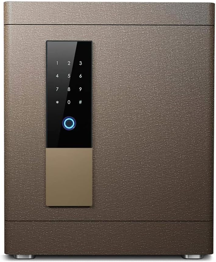 Box, Fingerprint Password Anti-Theft Bedside Table Safe Touch Screen for Hotel, Home, Office strongbox