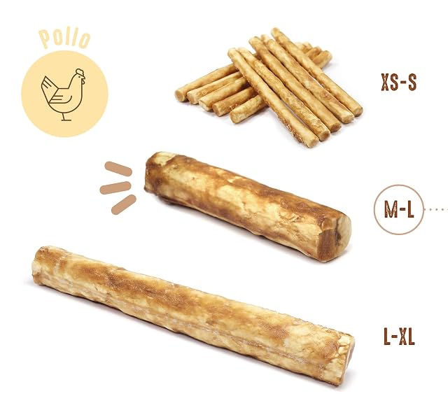 Foto 2 de 4 de Record - Snack Premium para Perros Collagen+ Sabor Pollo. Troncos con Alto Valor proteico. Mascativos…