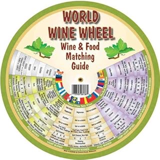 World Wine Wheel - Wine Food Matching Guide. An incredible resource for wine enthusiasts. Makes a great gift
