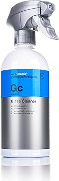 منظف زجاج KOCHCHEMIE - يزيل بسهولة الأوساخ العنيدة والزيت والشحوم والحشرات والمخلفات؛ تركيبة خالية من الخطوط جاهزة للاستخدام؛ مادة مضافة لللمعان والنعومة؛ عطر طازج 500 ملليلتر