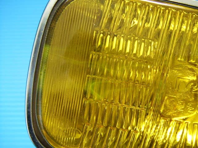 Amazon.co.jp: 当時物 グリル用 Pan製 15cm 角型 フォグランプ 旧車