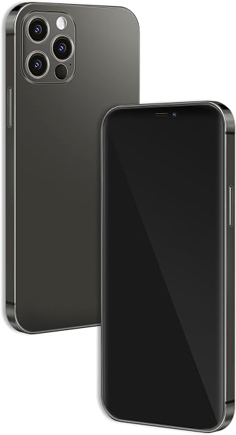 without Logo - Non Working Replica 11 Phone Dummy Display Phone Model for Phone 12 Pro / 12 Pro Max Fake Model Toy Grey Blackscreen, 6.1inches