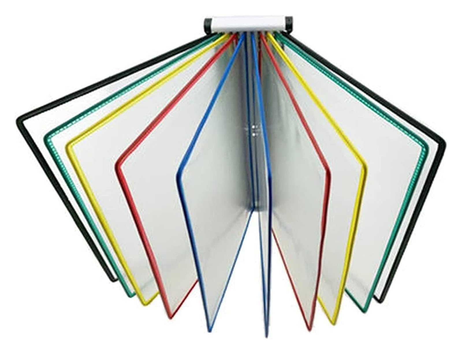 SnamicE Wall Mount Reference Organizer - Desk Reference Organizer, A4 Folder Wall-Mounted File Holder, Flip Display Folder, for Storing and Displaying A4 Documents, File Organizer for Des,