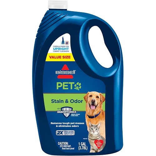Bissell Pet & Stain Odor Full Size Deep Cleaner Machine Solution, 1 Gallon, 99K5Y