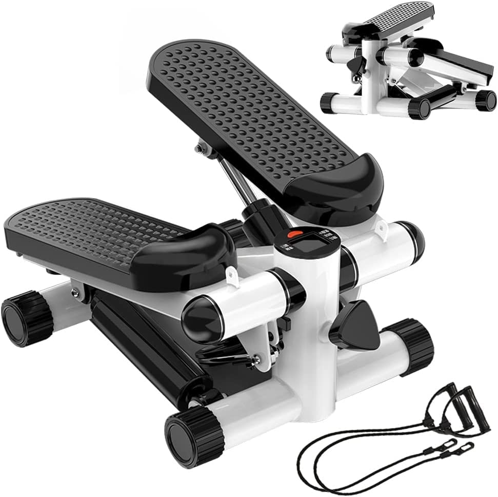 Jukkre Cardio Fitness Mute Mini Stepper Stair Stepper Exercise Multi-Function Indoor Sports Equipment with Resistance Bands and Twisting Action (B0C4LHZC1T) Amazon Price History, Amazon Price Tracker