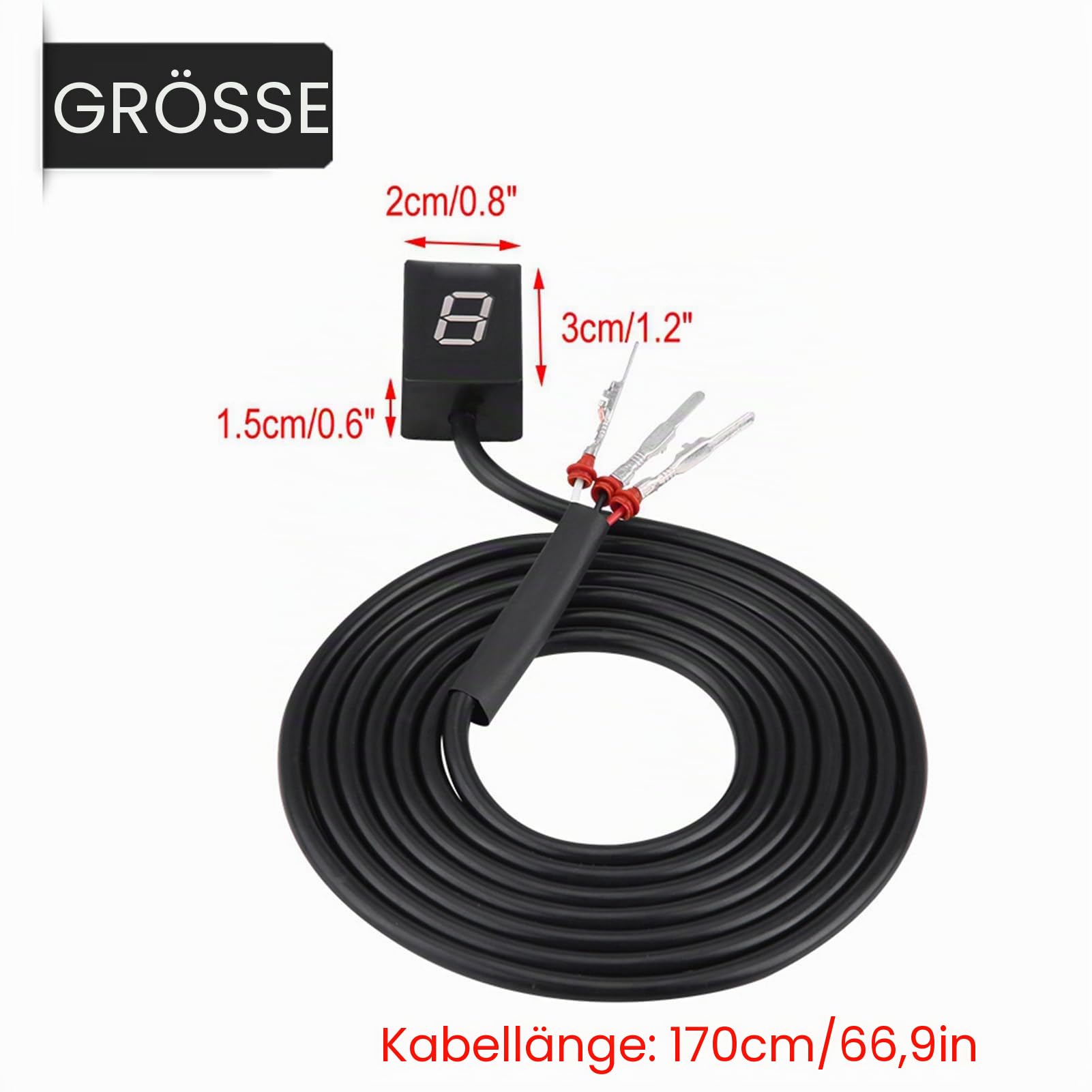 Motorrad Ganganzeige, Motorrad N-6 Gang Ganganzeige ECU Stecker für Intruder 800 V-Strom GSXR 600