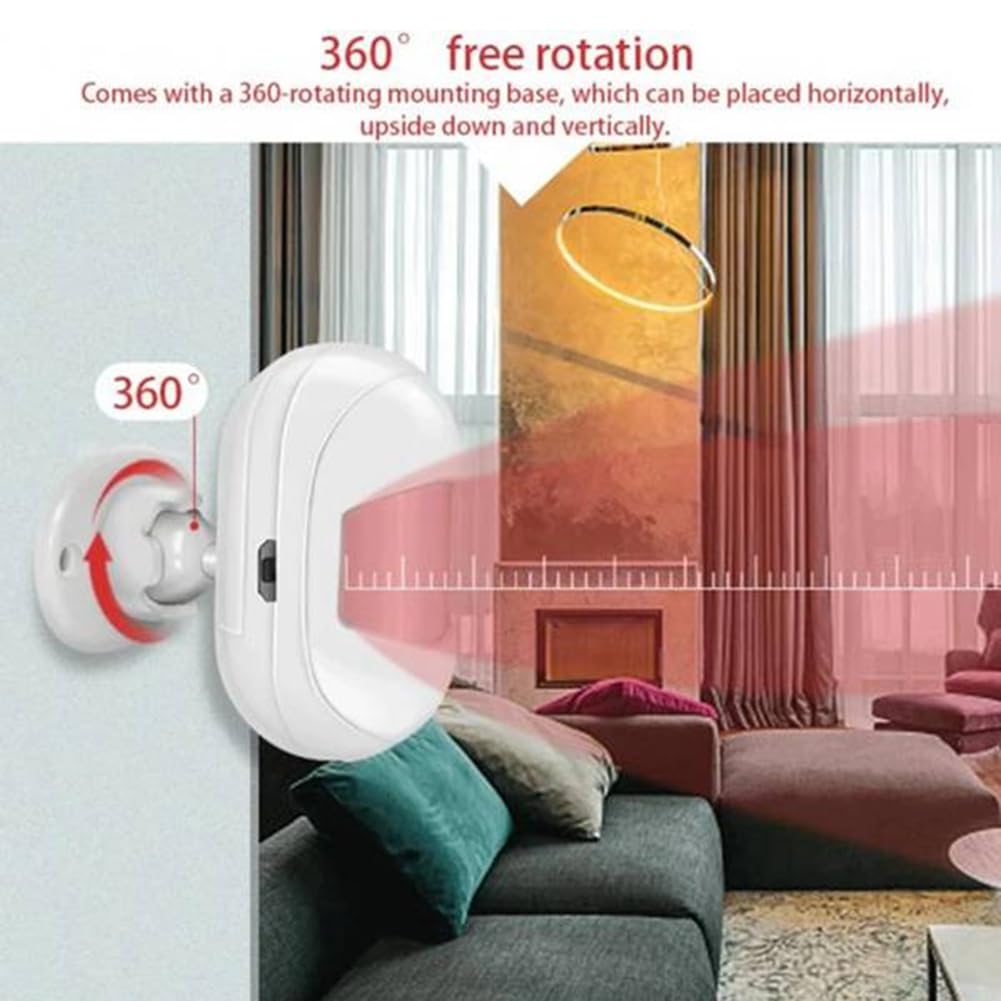 Sensor de Movimiento PIR Tuya Zigbee Sensor de Movimiento del Cuerpo Humano Detector de Seguridad Inteligente Funciona con Zigbee Gateway