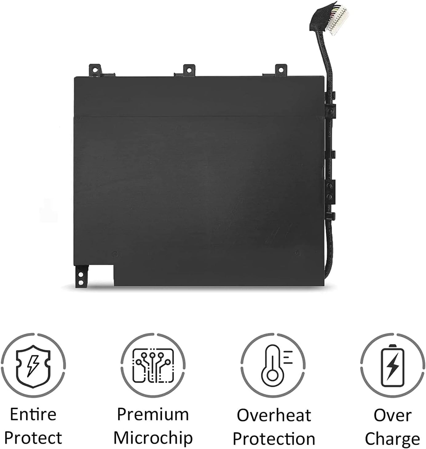 PF06XL Laptop Battery Replacement for HP Omen 17 GTX 1060 17-W100NG W111NA W102NA W102NL W101NG W104NG W106NG W108NG W133NG W151NR W209NG W295NR W220NR W240NG W119TX W120TX W205TX(11.55V 95.8Wh)