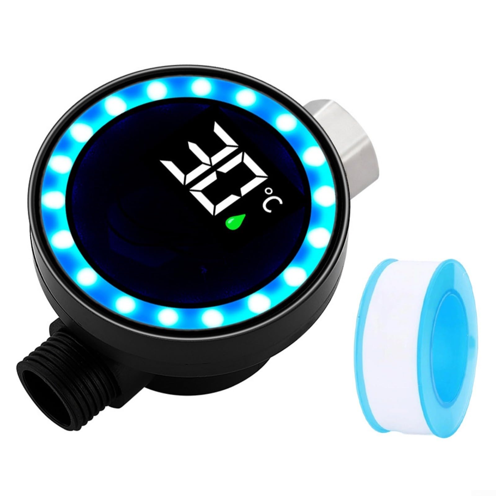Wasserthermometer, Duschthermometer LED-Digitalanzeige, digitales mit sofortiger Temperaturanzeige