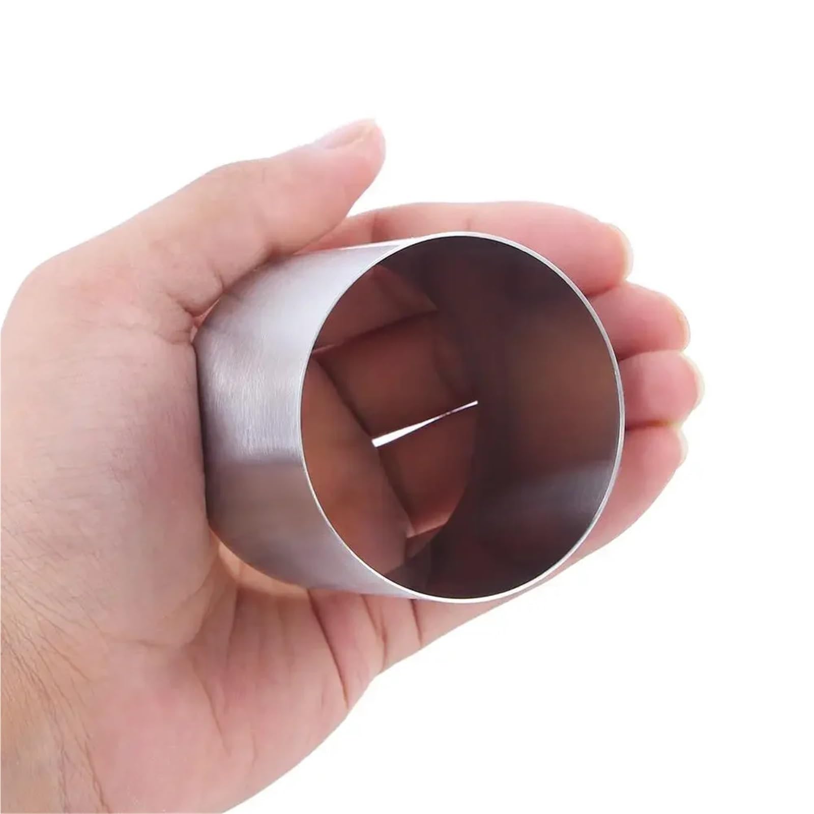 Anello Per Torte 3 pezzi stampo for anello for torta forma rotonda in acciaio inossidabile riutilizzabile strumento di cottura fai da te mousse cerchio gadget da cucina accessori for pasticceria