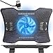 Produktbild Retoo Laptop Kühler, Schneller Kühlvorgang, Belüfteter Notebook Ständer, Kühlpads für Schreibtisch und Schoß, Laptop Gaming Lüfter Ständer, Leise Fans, Cooler Kühlpads Kühlmatte, 35x25x2,8cm