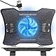 Retoo Laptop Kühler, Schneller Kühlvorgang, Belüfteter Notebook Ständer, Kühlpads für Schreibtisch und Schoß, Laptop Gaming Lüfter Ständer, Leise Fans, Cooler Kühlpads Kühlmatte, 35x25x2,8cm