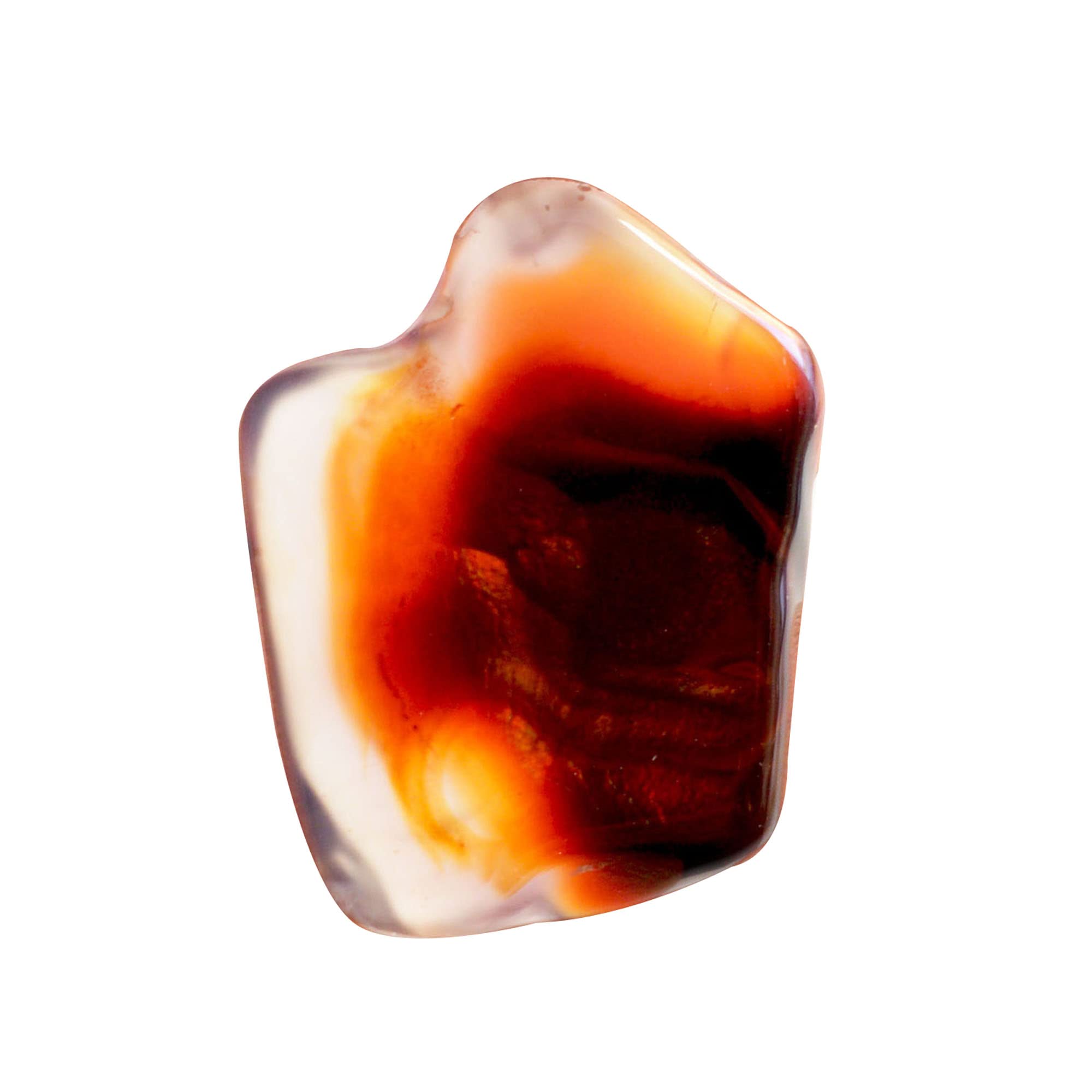 Ravishing Impressions Natural Mexican Fire Agate Cabochon Size 26x21x4 mm Jewellery Making Gemstone Suppliers Jewelry for Summer Events