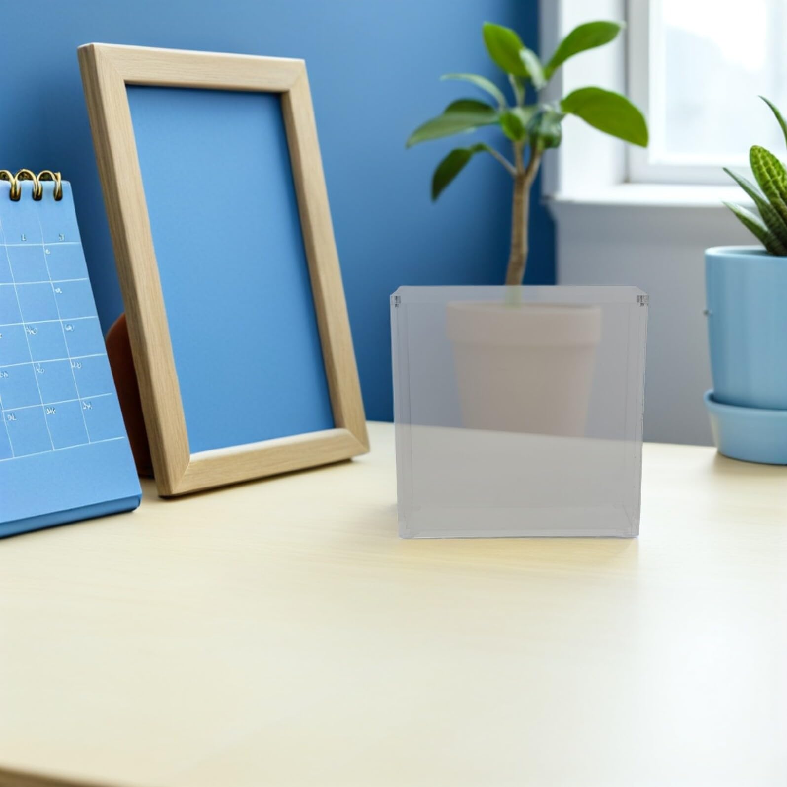 Boîte de Rangement Transparent pour Cartes à Jouer Boîte Magnétique Compatible avec Boosters Japonais Étui de Présentation pour Collectionneurs de Jeux de Société