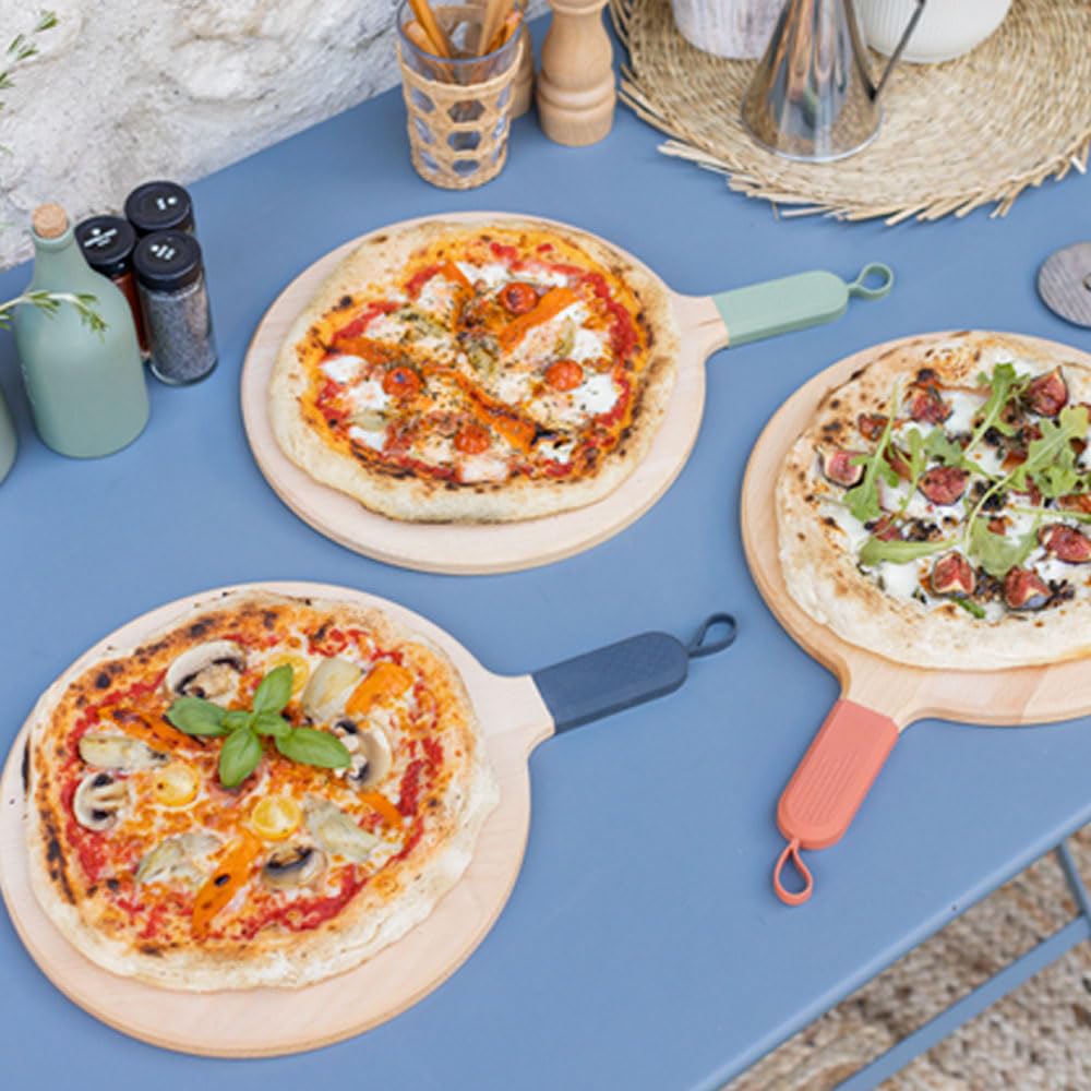 ZiiPa Sora Ahşap Pizza Sunum Tahtası Terracotta