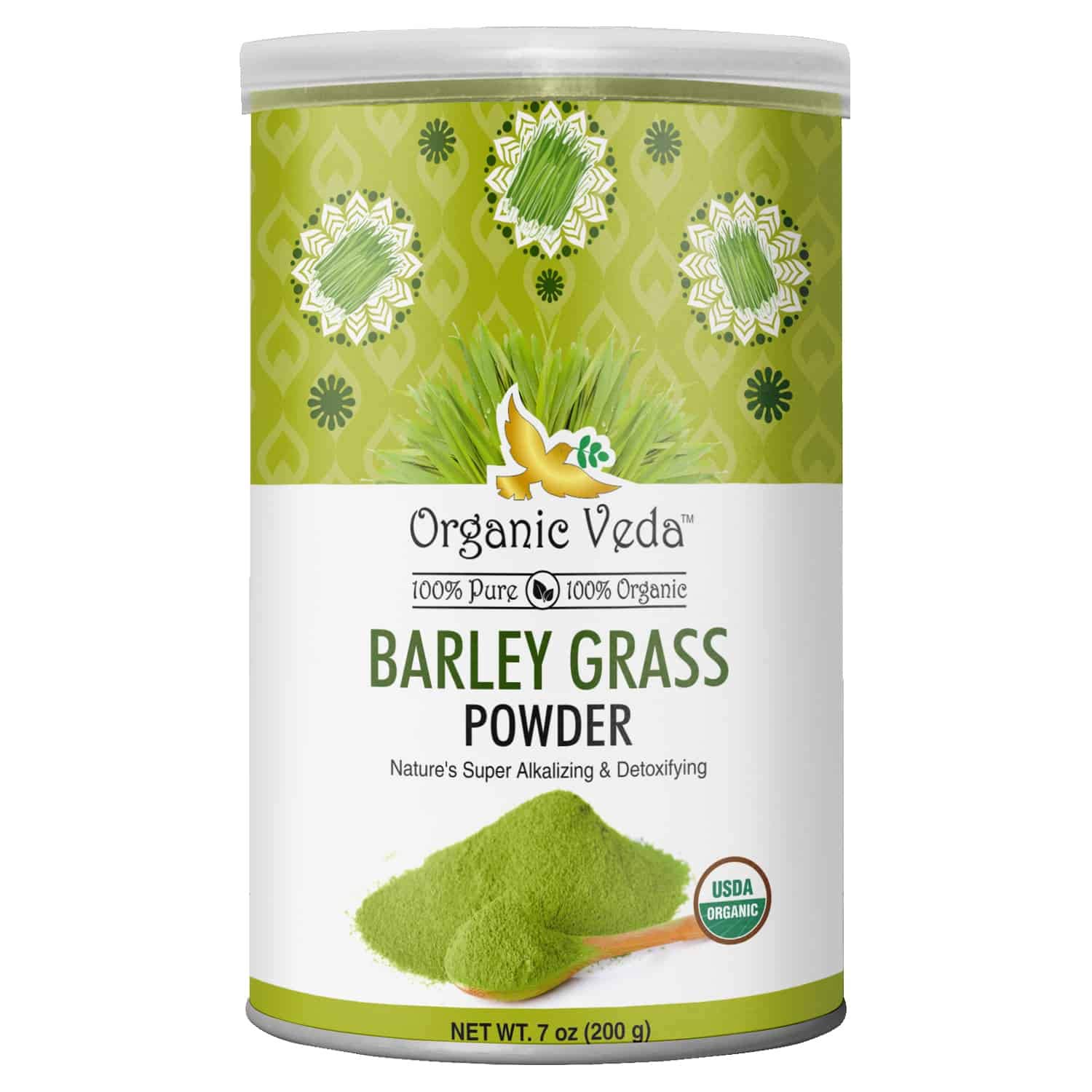 Organic Veda Barley grass powder 454 Grams