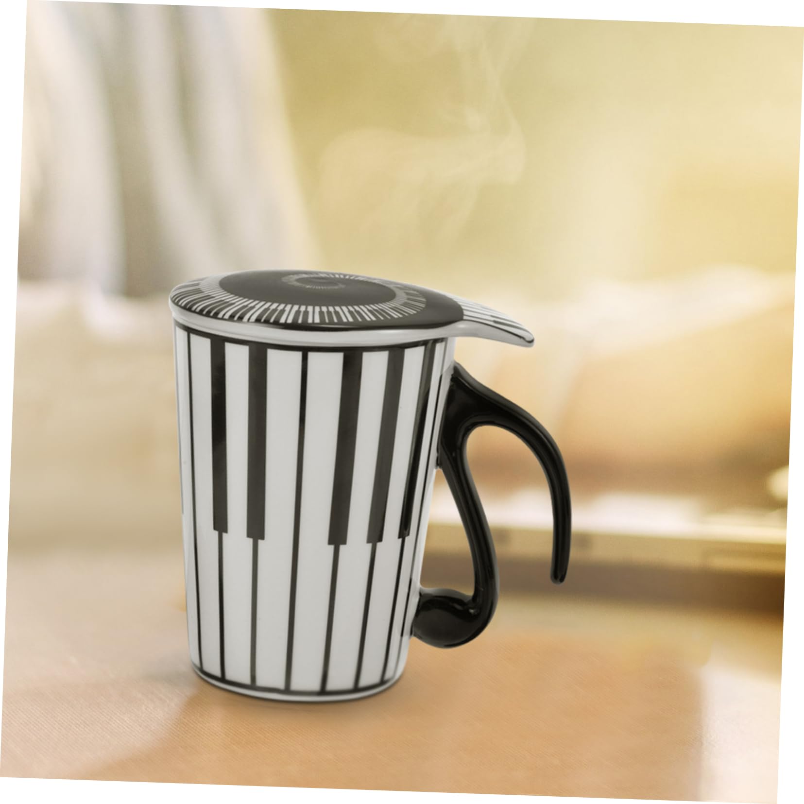 Operitacx 4 Pz Coppa Della Musica Tazza D'acqua Decorativa Tazza Per Bere Acqua Tazza D'acqua Per Uso Quotidiano Delicata Tazza Di Latte Tazza Da Caffè Per Uso Domestico Ceramica