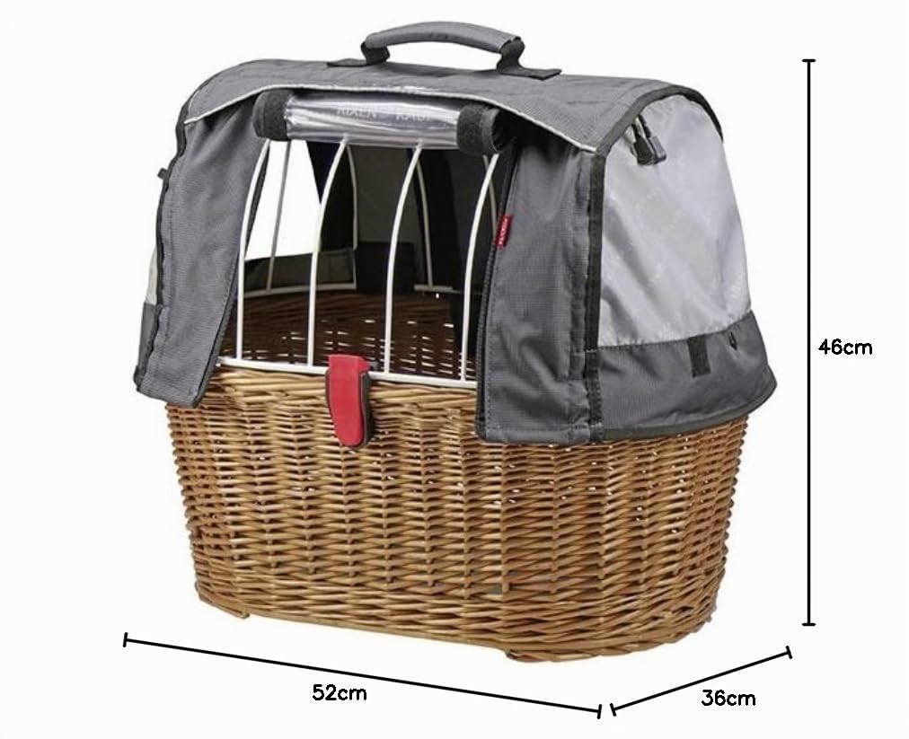 KLICKfix Fahrradtasche DOGGY BASKET PLUS FIX, schwarz, M, 0399FH