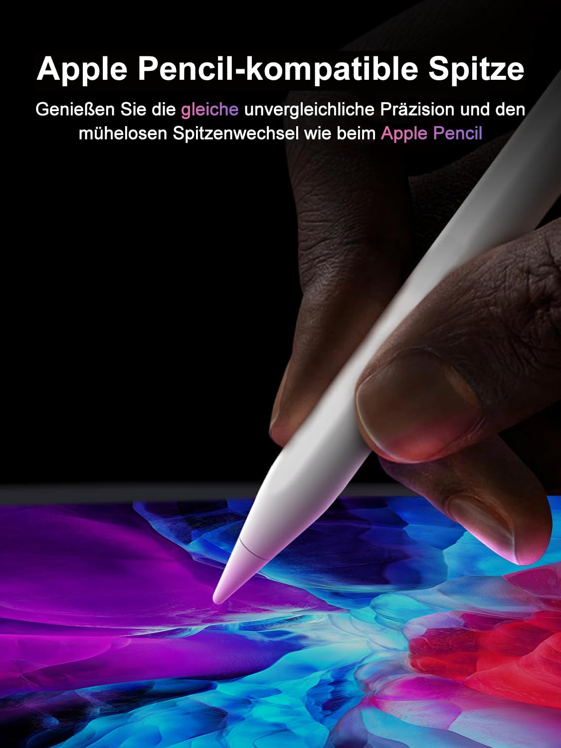 Stylet iPad 2018-2026 USB-C Charge Rapide LED Magnétique
