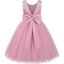 JerrisApparel Flower Girls Dress Wedding Satin Dresses Princess Birthday Party Prom Ball Gown