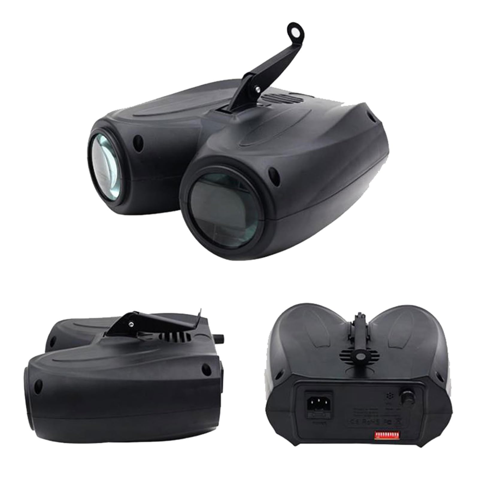 128LED 30W podwójna głowica sterowiec światło sceniczne wzór rgb efekt projektor oświetleniowy DJ Disco Party oświetlenie Led na boże narodzenie KTV Pub Na imprezy i do klubów