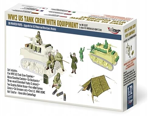 Mirage Hobby Cisterna de la Segunda Guerra Mundial con equipo M8-SCOTT