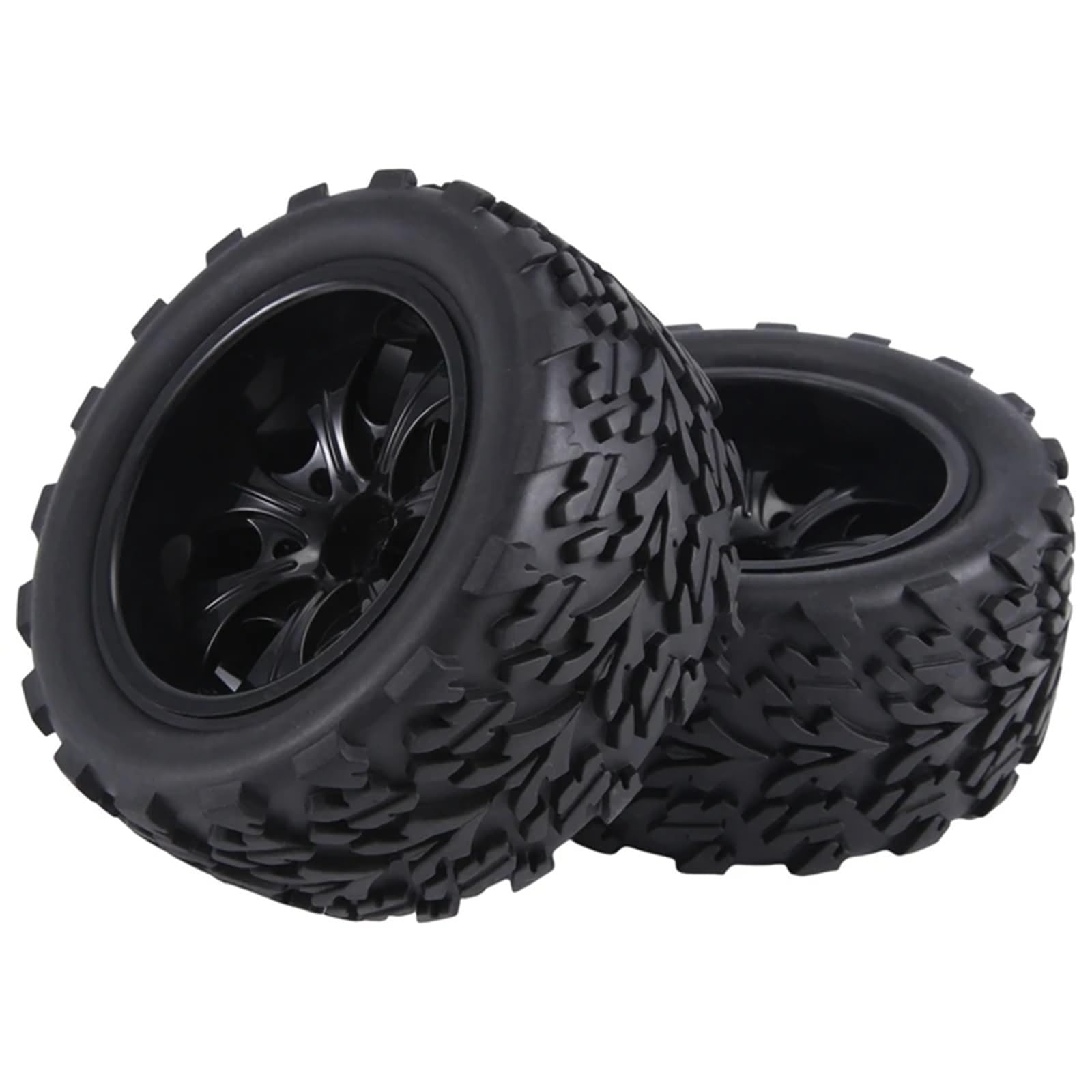 para Traxxas para Rustler para VXL para Redcat 1/10 Ruedas Neumáticos Hexagonales 12Mm 2Wd 4X4 RC Modelo Camión Accesorio Reemplazo Modificado